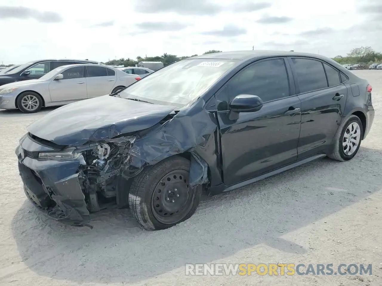 1 Photograph of a damaged car JTDEPRAE7LJ060999 TOYOTA COROLLA 2020