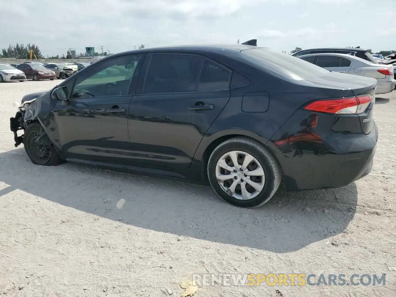 2 Photograph of a damaged car JTDEPRAE7LJ060999 TOYOTA COROLLA 2020