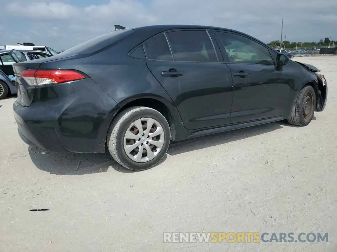 3 Photograph of a damaged car JTDEPRAE7LJ060999 TOYOTA COROLLA 2020