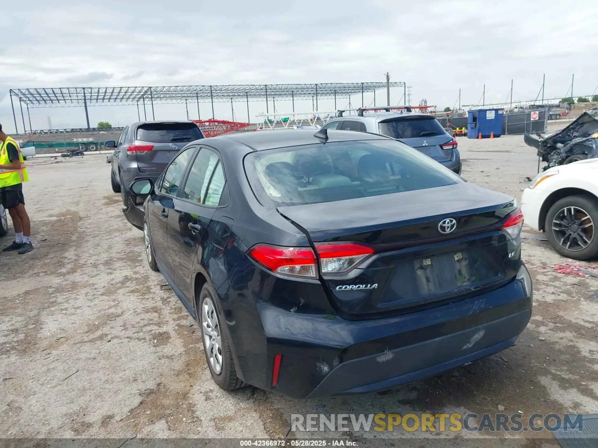 3 Photograph of a damaged car JTDEPRAE7LJ061862 TOYOTA COROLLA 2020