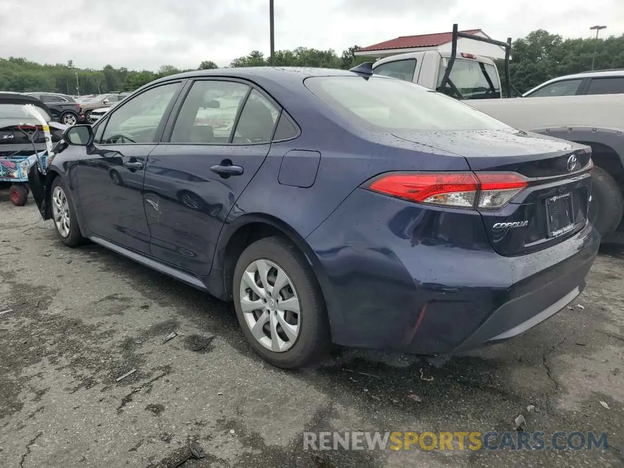 2 Photograph of a damaged car JTDEPRAE7LJ062798 TOYOTA COROLLA 2020