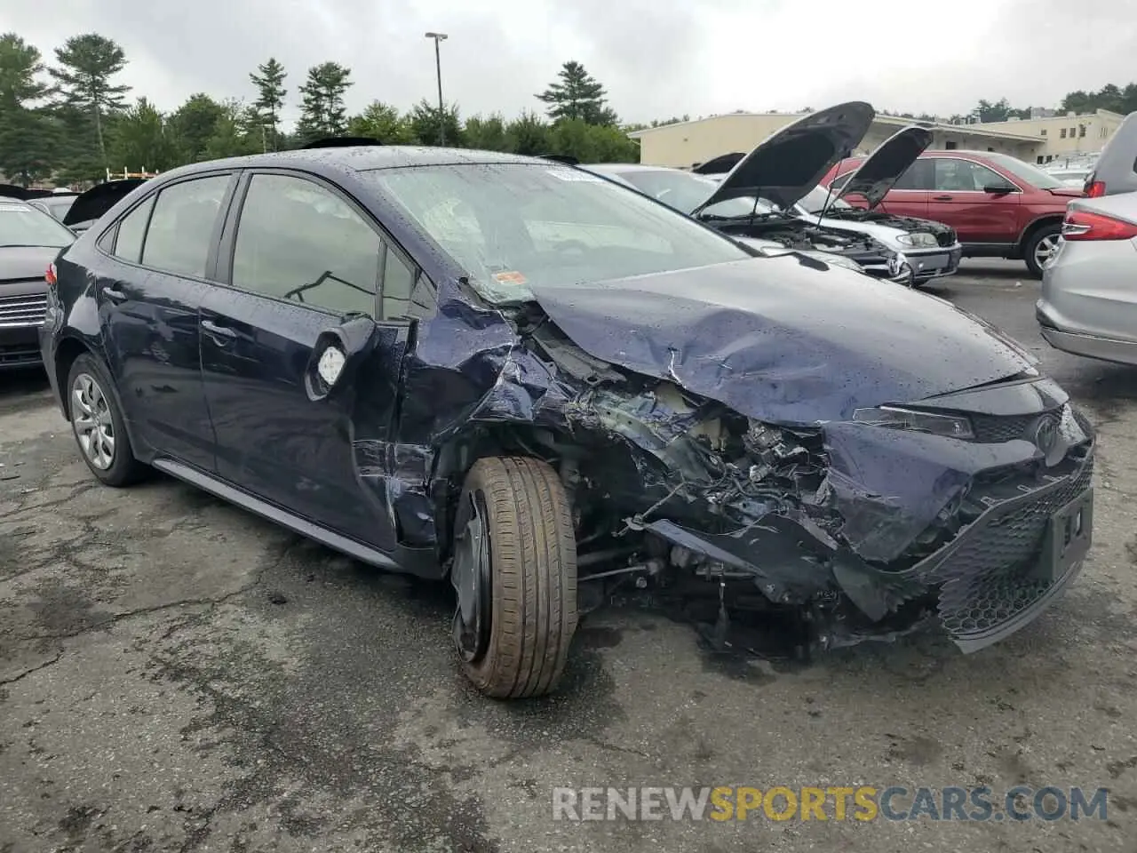 4 Photograph of a damaged car JTDEPRAE7LJ062798 TOYOTA COROLLA 2020