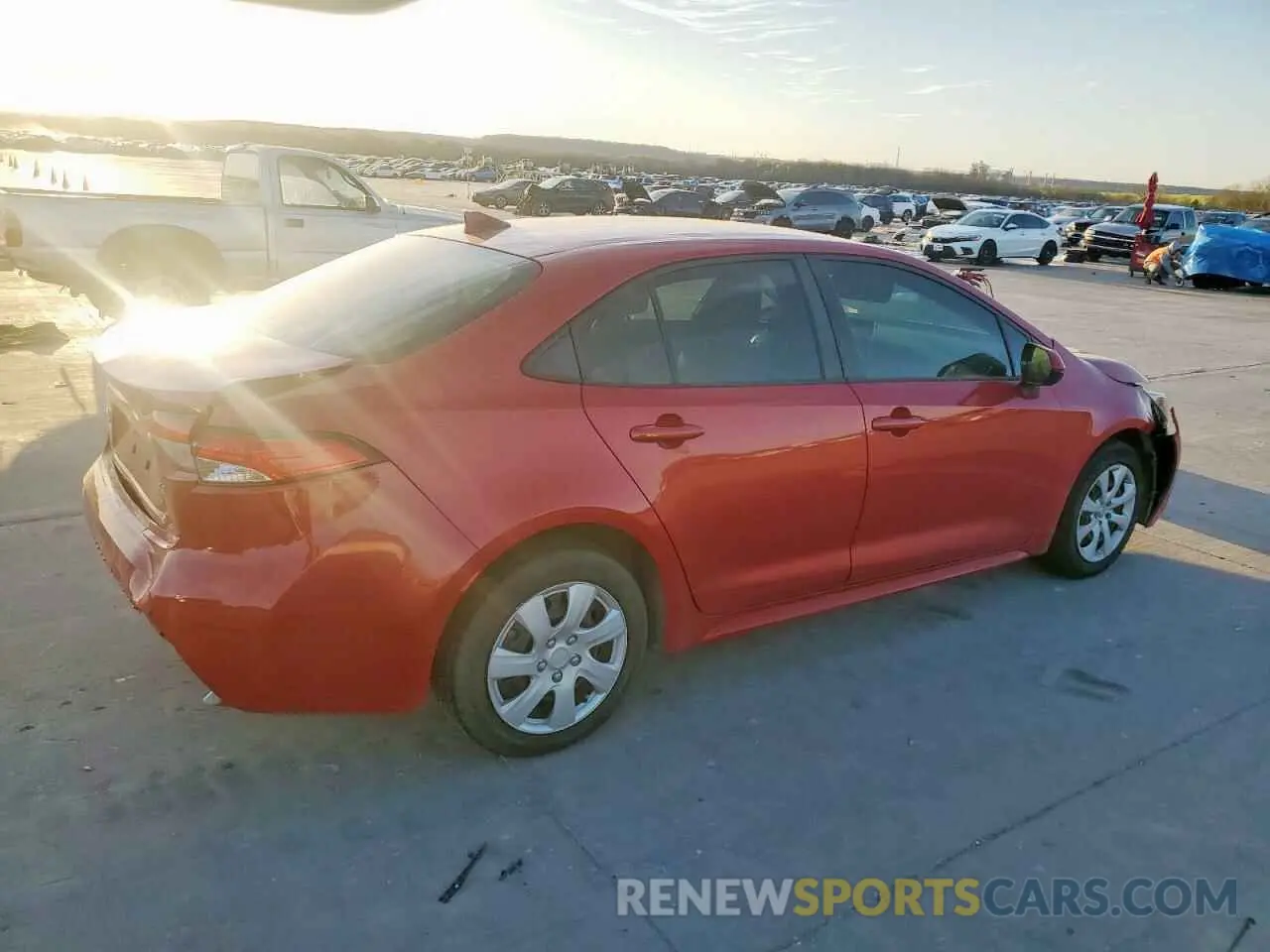 3 Photograph of a damaged car JTDEPRAE7LJ064616 TOYOTA COROLLA 2020