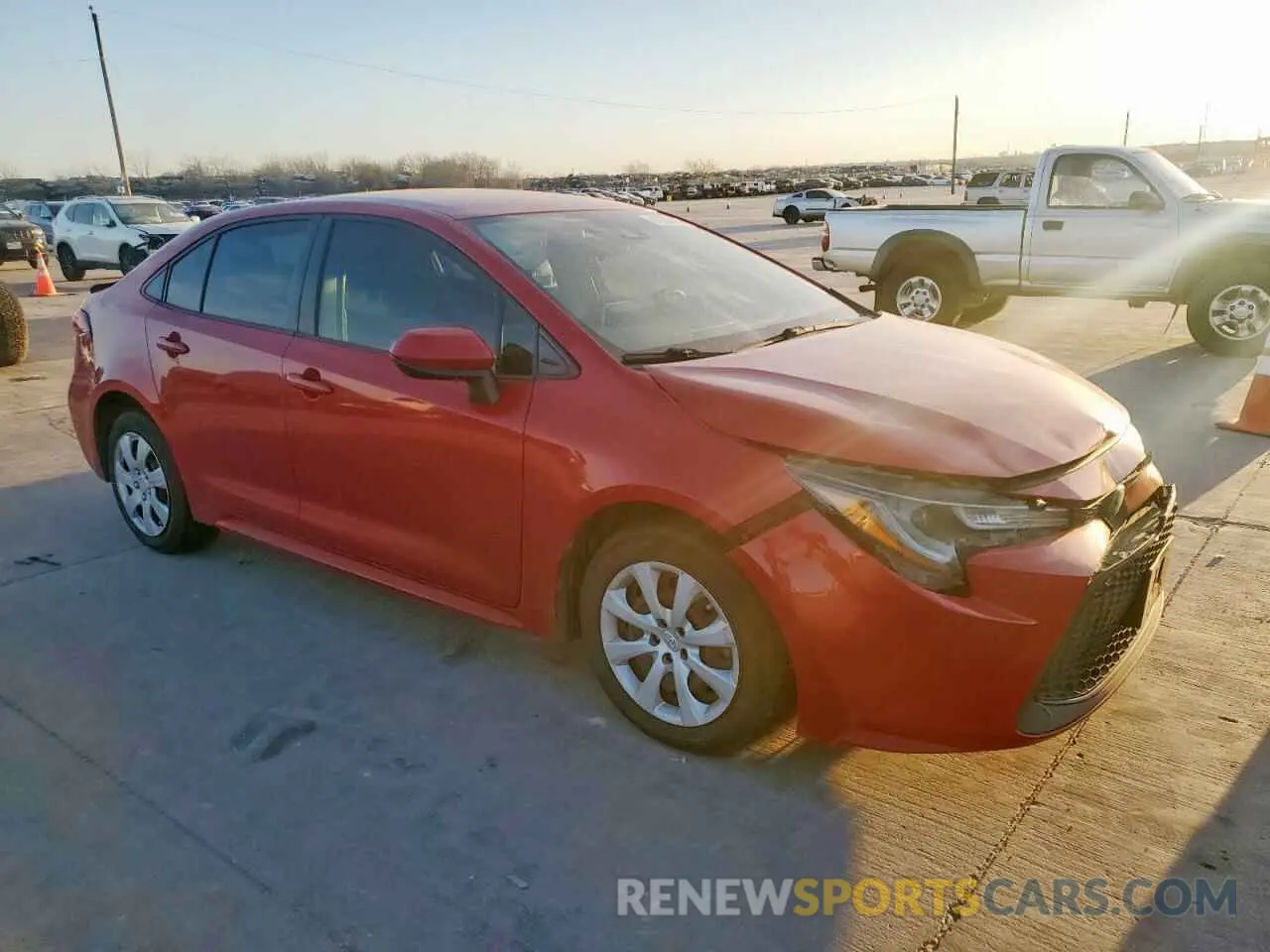 4 Photograph of a damaged car JTDEPRAE7LJ064616 TOYOTA COROLLA 2020