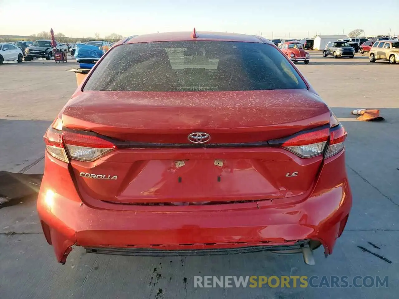 6 Photograph of a damaged car JTDEPRAE7LJ064616 TOYOTA COROLLA 2020