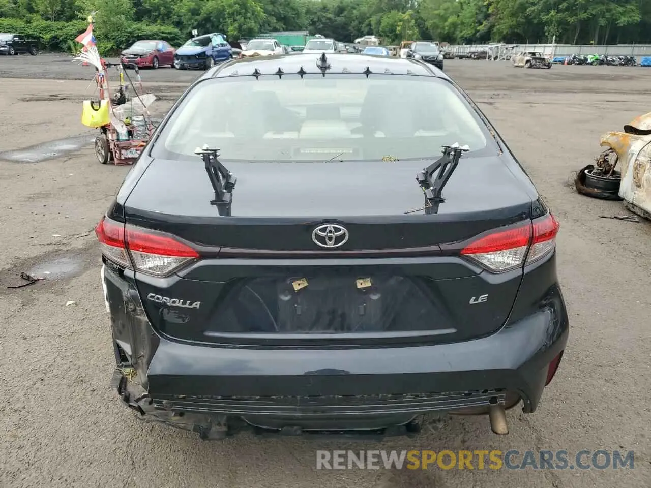 6 Photograph of a damaged car JTDEPRAE7LJ065989 TOYOTA COROLLA 2020