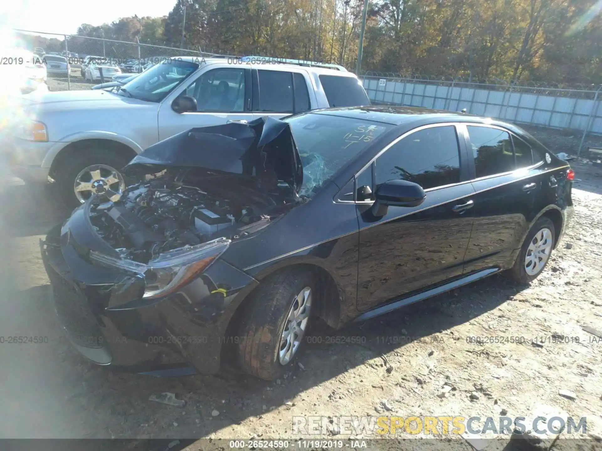 2 Photograph of a damaged car JTDEPRAE7LJ068357 TOYOTA COROLLA 2020