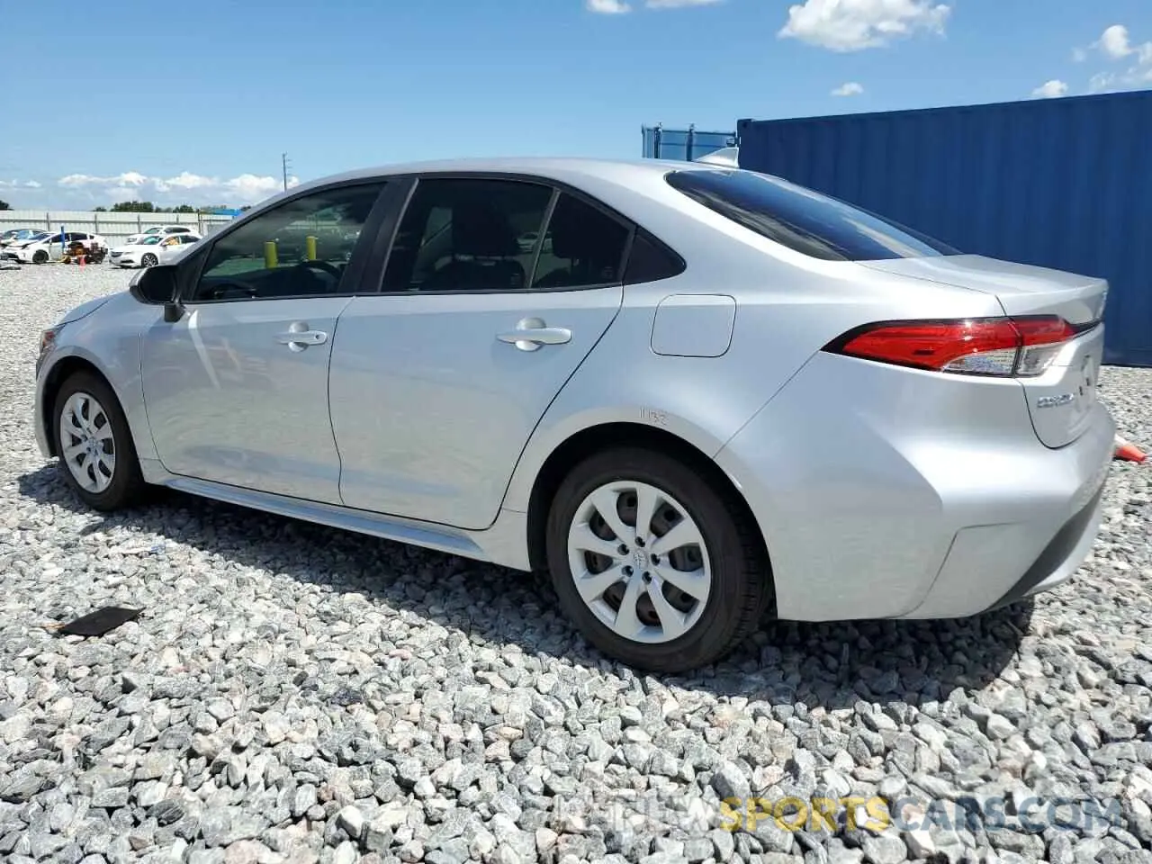 2 Photograph of a damaged car JTDEPRAE7LJ068875 TOYOTA COROLLA 2020
