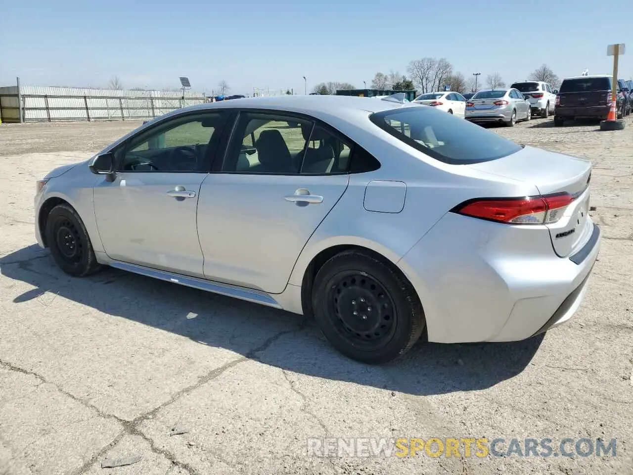 2 Photograph of a damaged car JTDEPRAE7LJ070125 TOYOTA COROLLA 2020