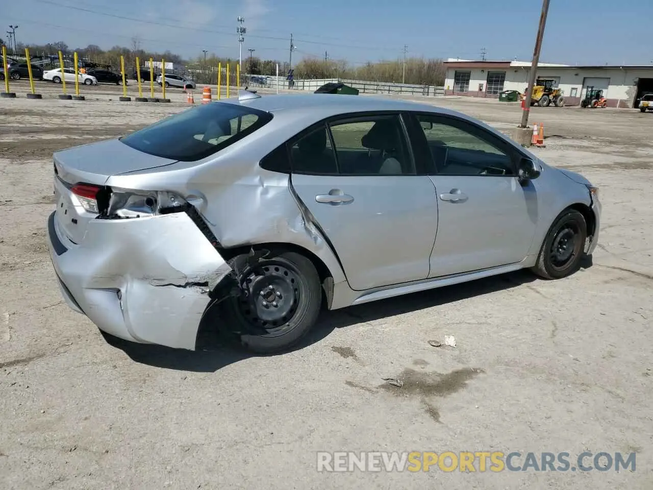 3 Photograph of a damaged car JTDEPRAE7LJ070125 TOYOTA COROLLA 2020