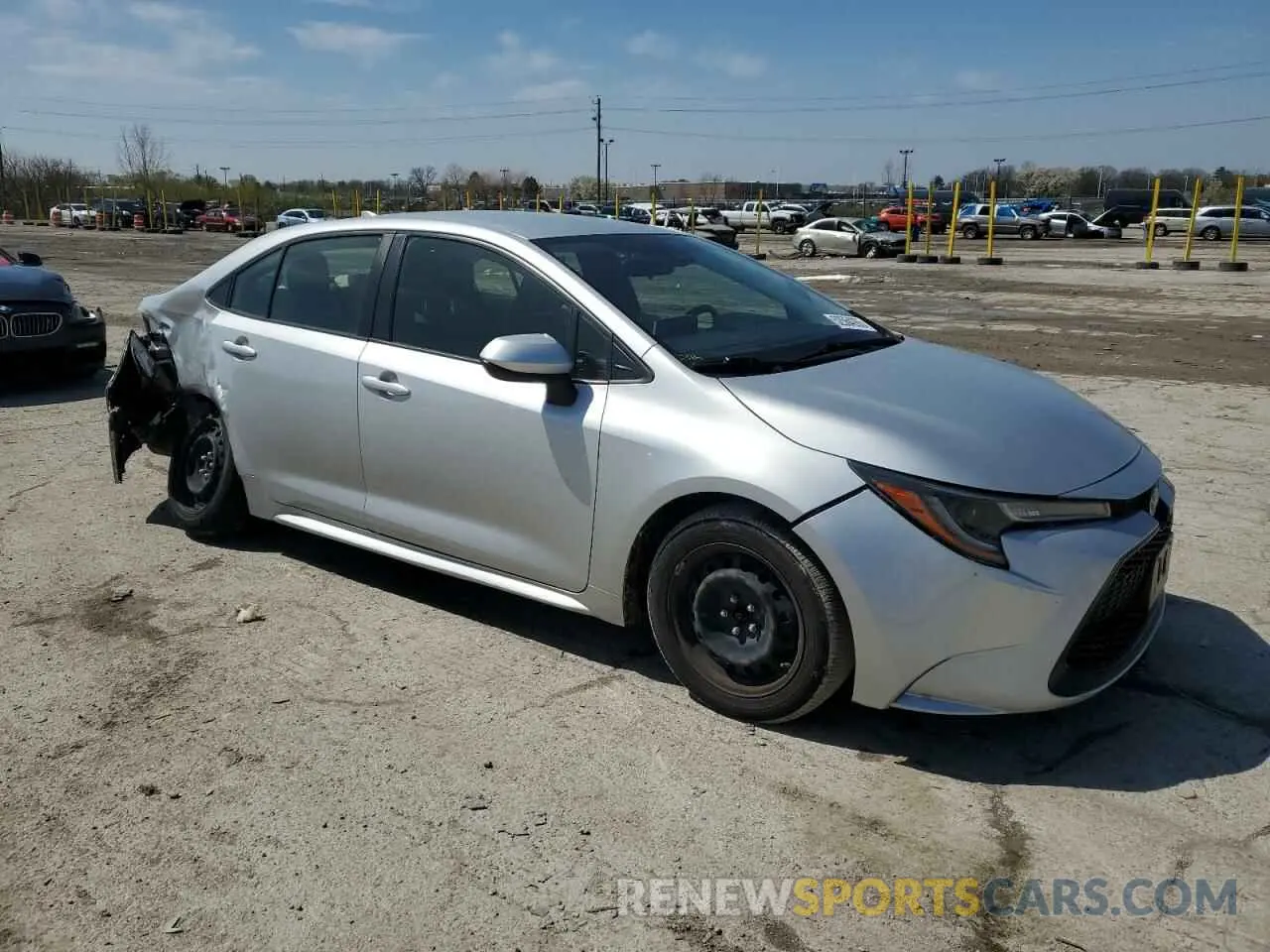 4 Photograph of a damaged car JTDEPRAE7LJ070125 TOYOTA COROLLA 2020