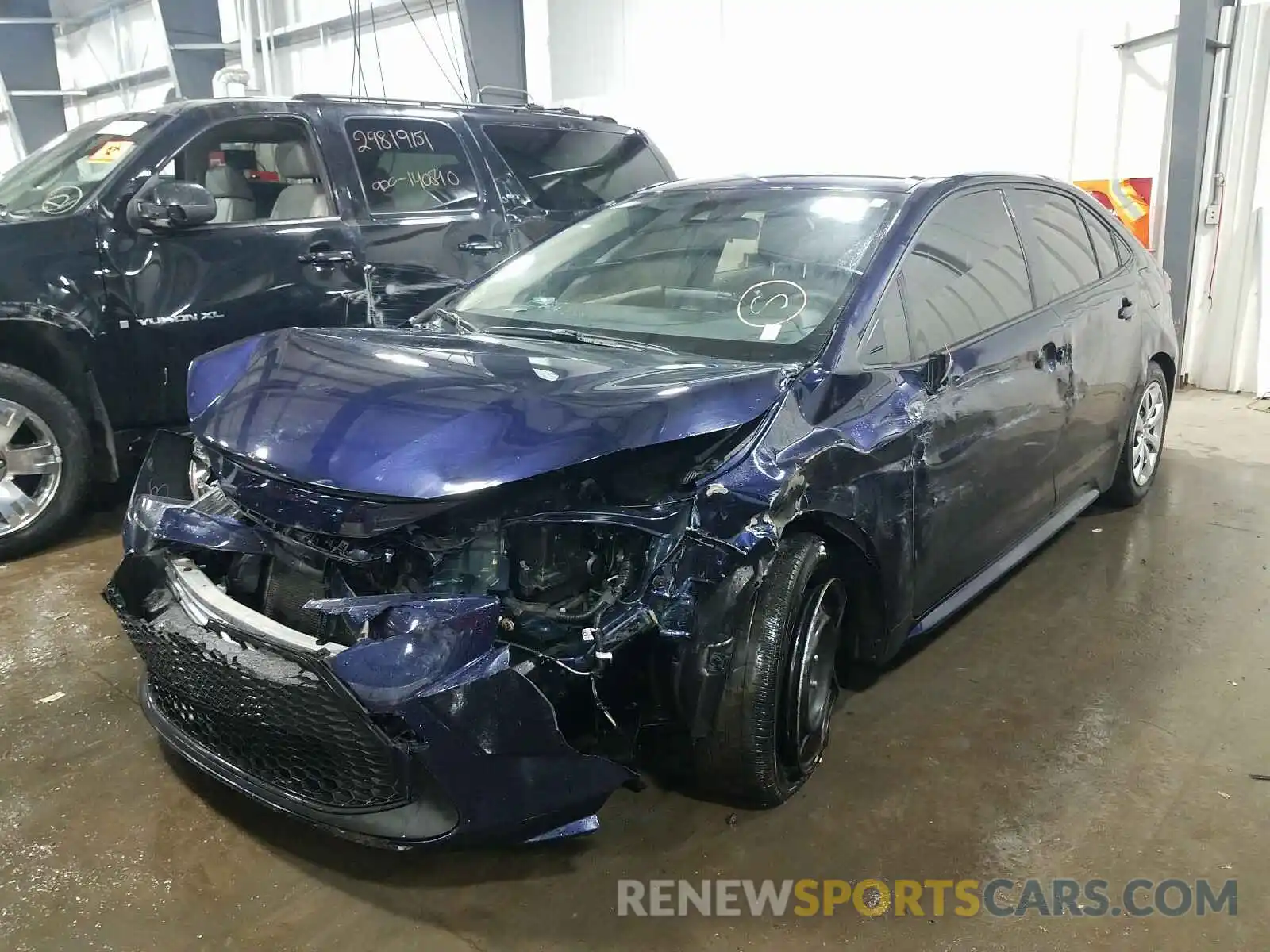 2 Photograph of a damaged car JTDEPRAE7LJ074904 TOYOTA COROLLA 2020