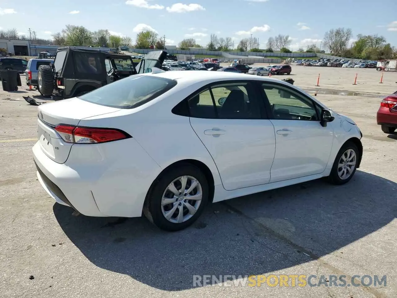 3 Photograph of a damaged car JTDEPRAE7LJ078550 TOYOTA COROLLA 2020