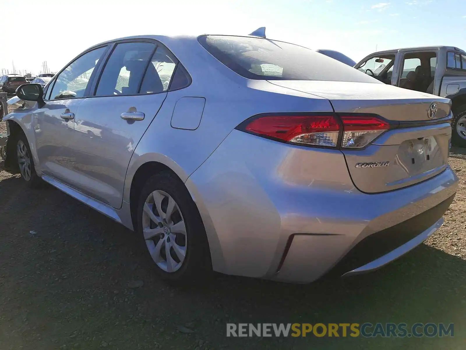 3 Photograph of a damaged car JTDEPRAE7LJ084896 TOYOTA COROLLA 2020