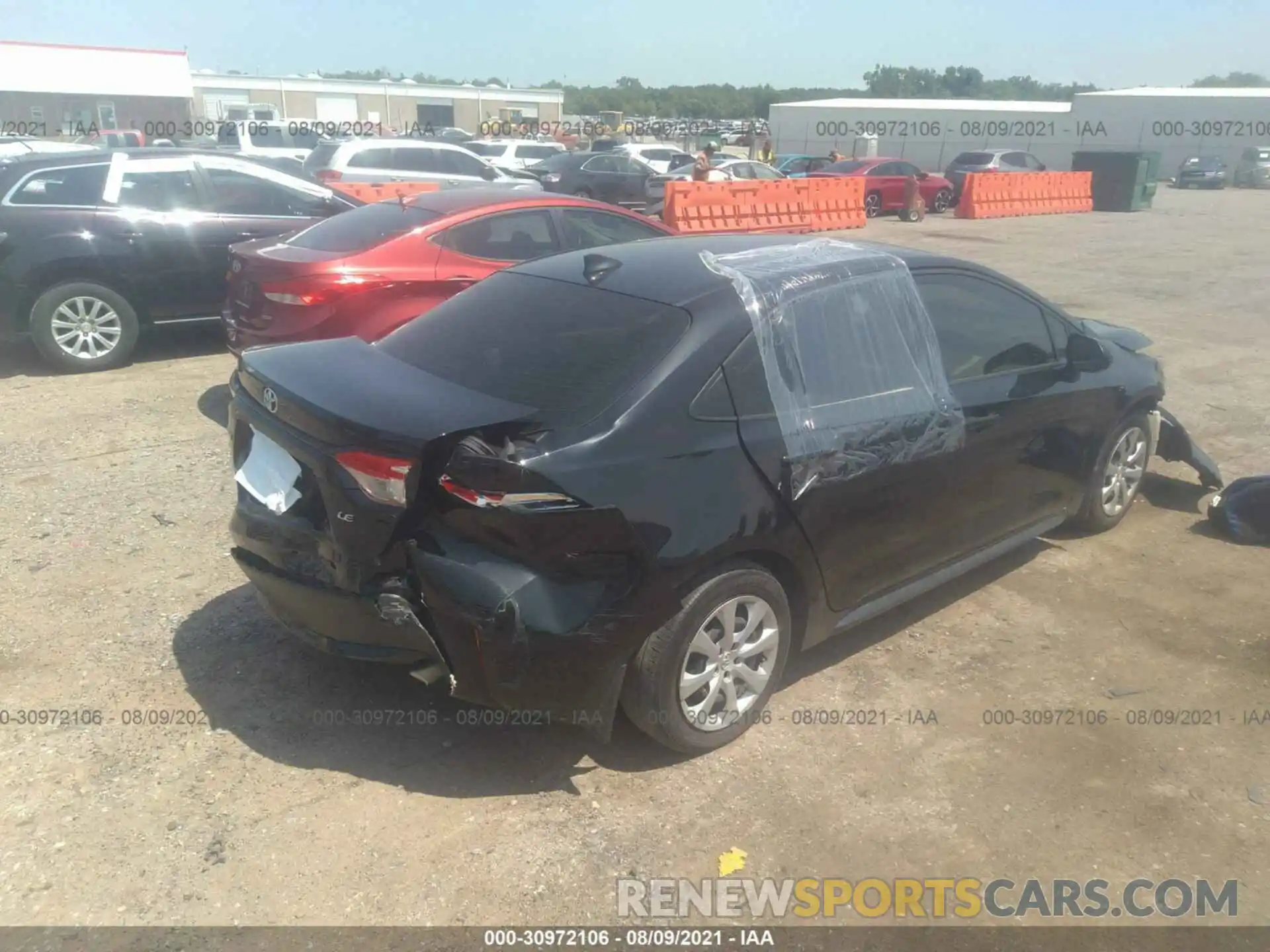 4 Photograph of a damaged car JTDEPRAE7LJ086082 TOYOTA COROLLA 2020