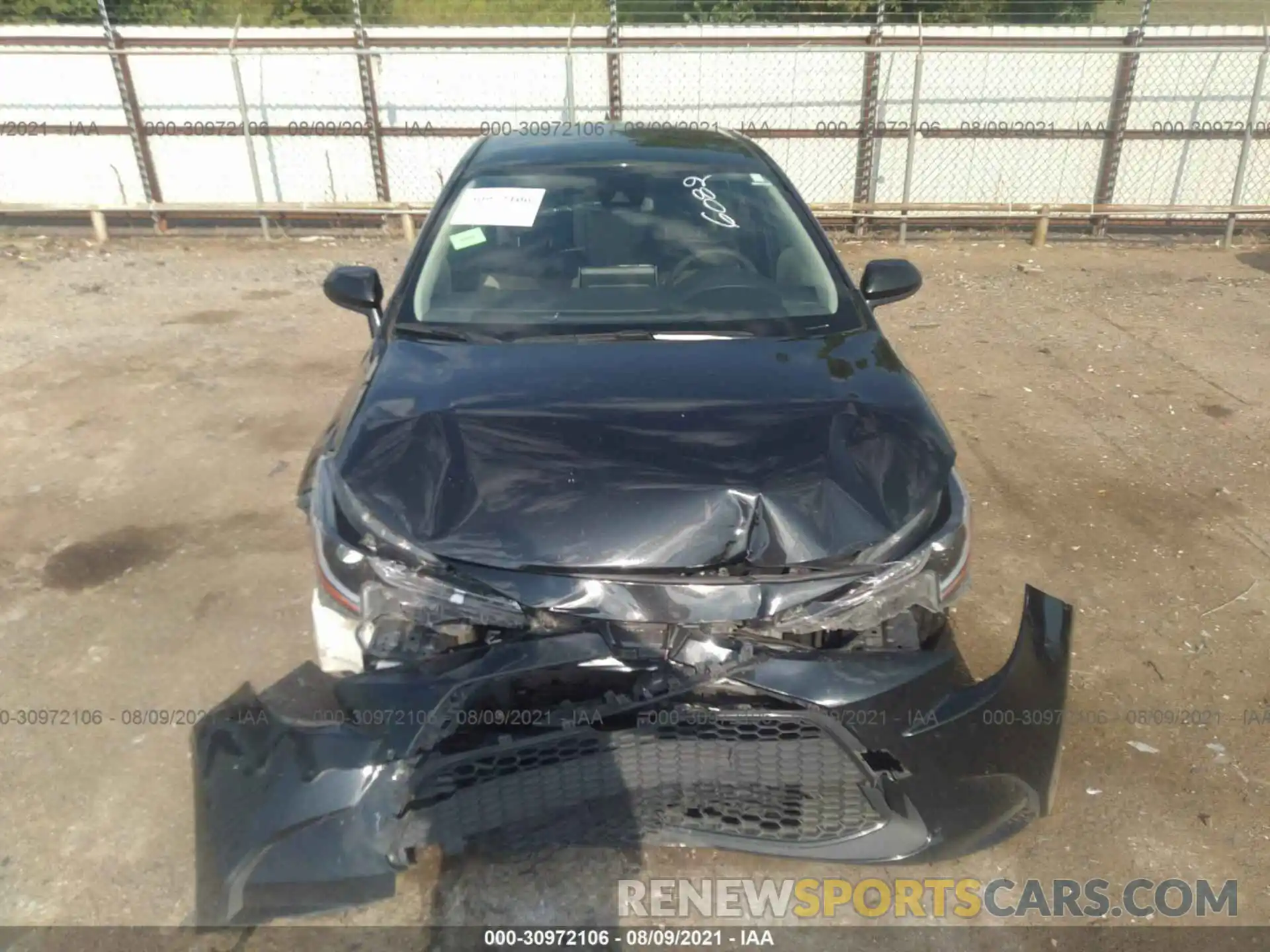 6 Photograph of a damaged car JTDEPRAE7LJ086082 TOYOTA COROLLA 2020