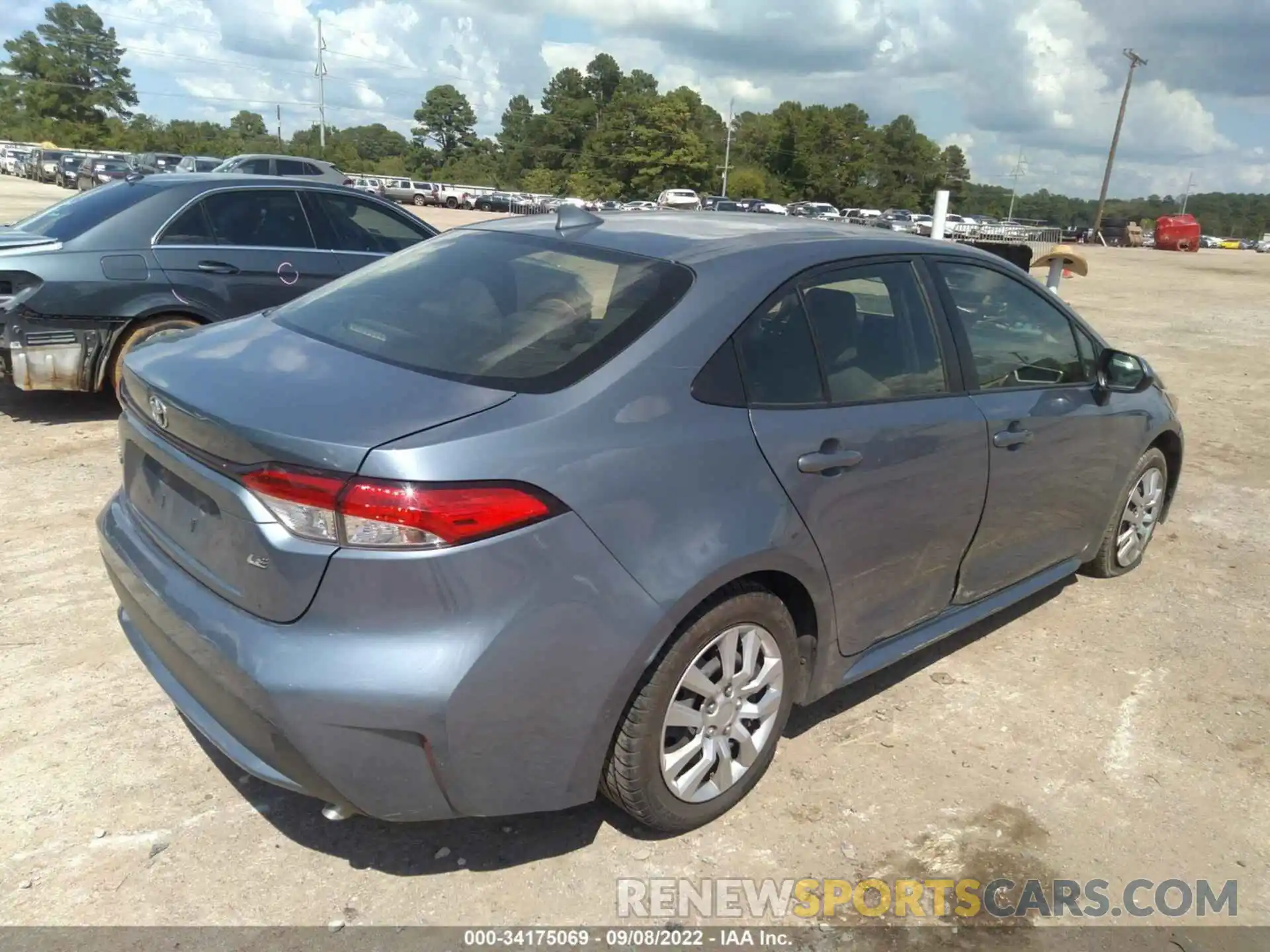 4 Photograph of a damaged car JTDEPRAE7LJ086244 TOYOTA COROLLA 2020