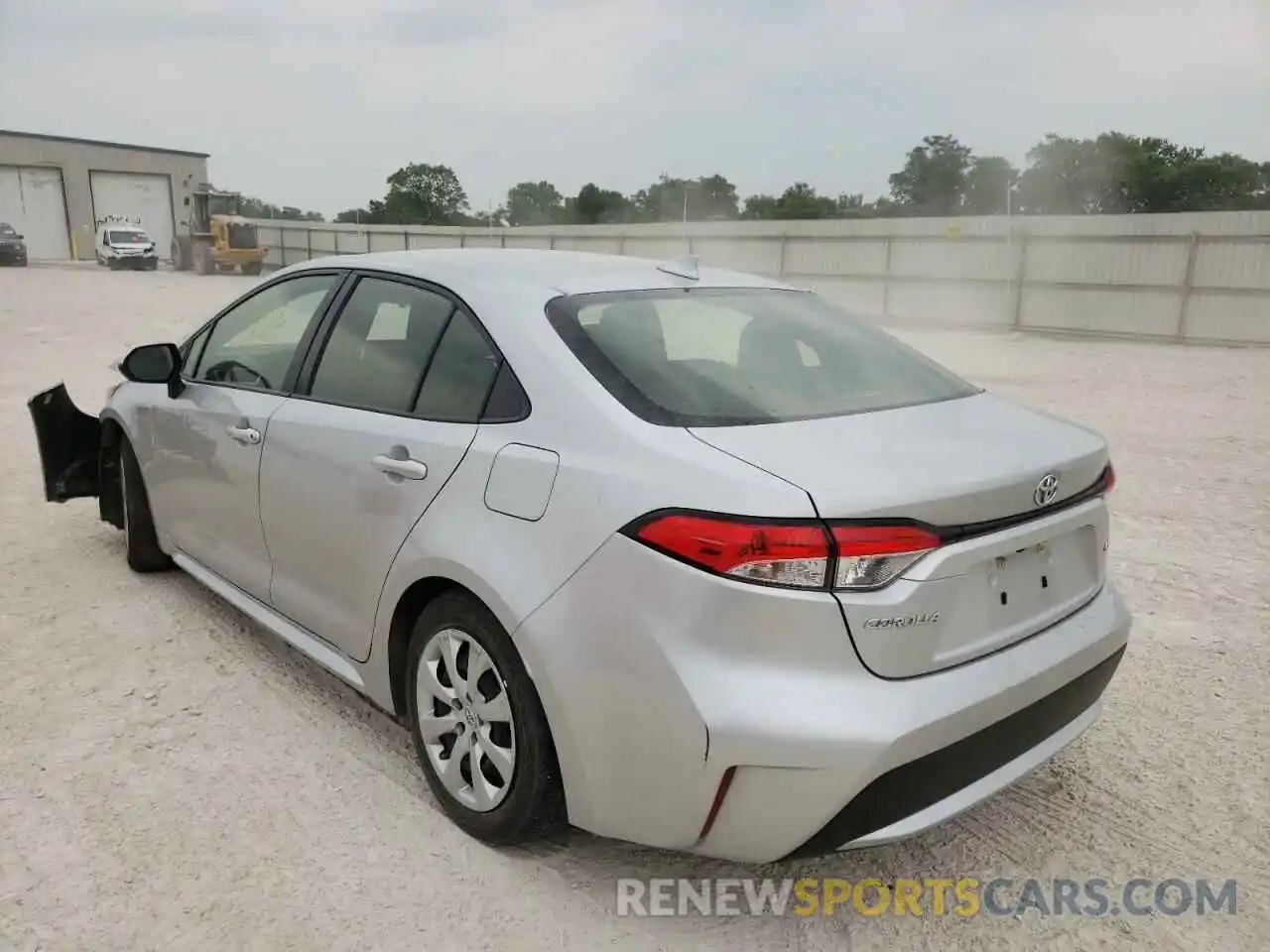 3 Photograph of a damaged car JTDEPRAE7LJ087619 TOYOTA COROLLA 2020