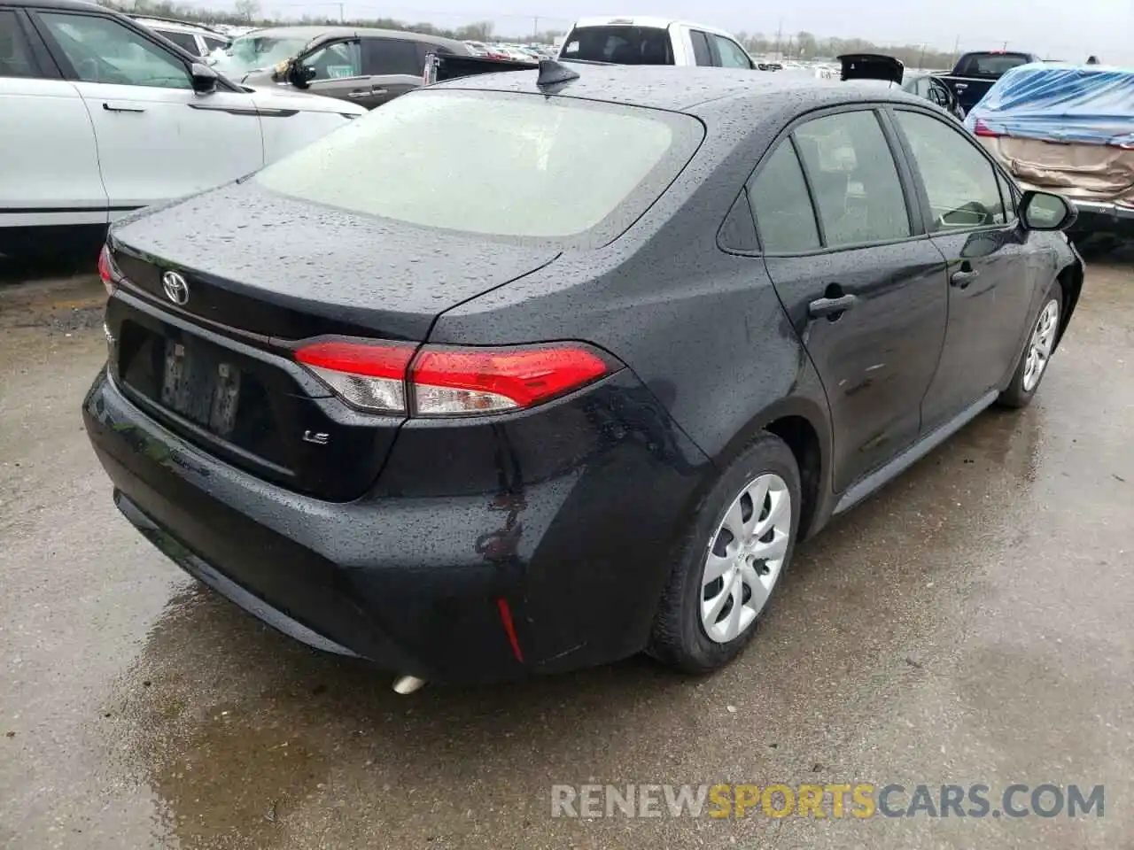 4 Photograph of a damaged car JTDEPRAE7LJ087653 TOYOTA COROLLA 2020