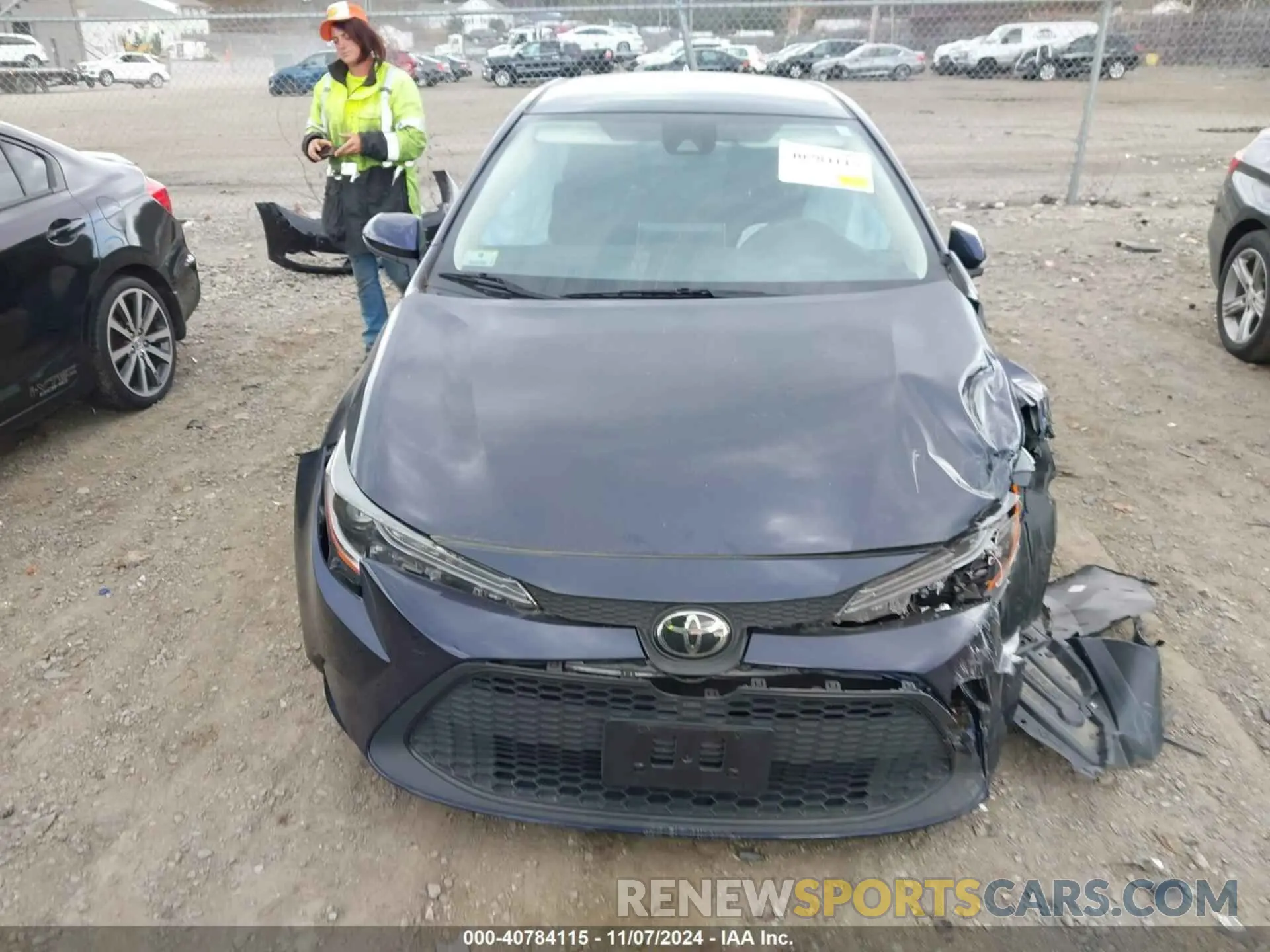 12 Photograph of a damaged car JTDEPRAE7LJ091038 TOYOTA COROLLA 2020
