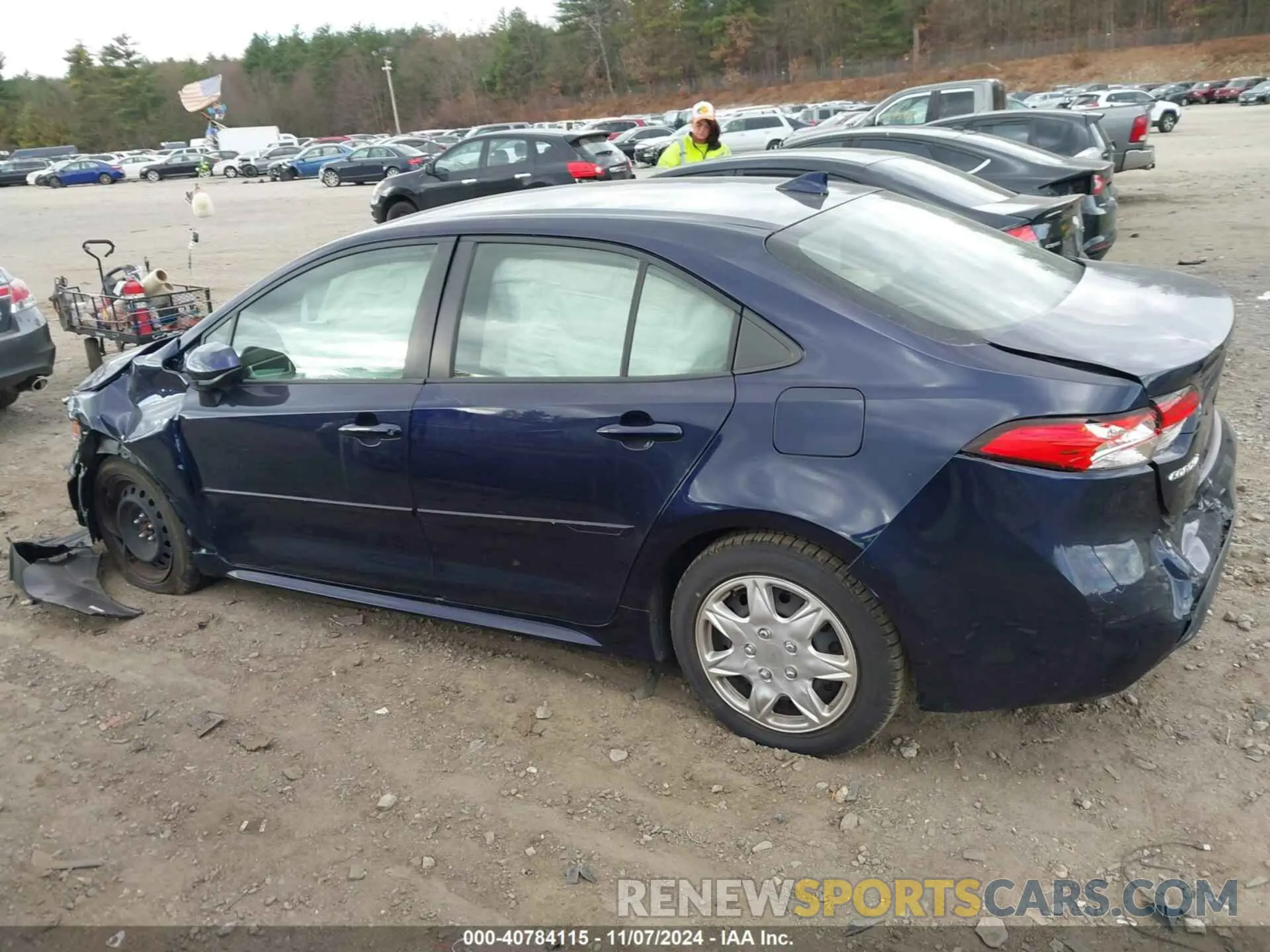 14 Photograph of a damaged car JTDEPRAE7LJ091038 TOYOTA COROLLA 2020