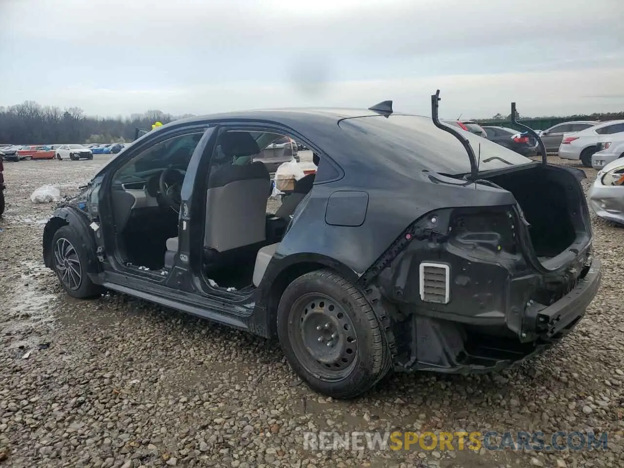2 Photograph of a damaged car JTDEPRAE7LJ095557 TOYOTA COROLLA 2020