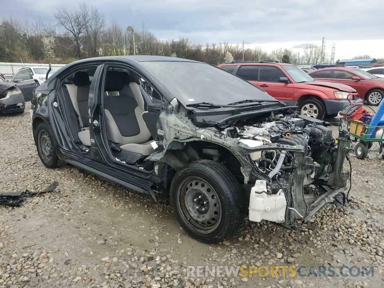 4 Photograph of a damaged car JTDEPRAE7LJ095557 TOYOTA COROLLA 2020