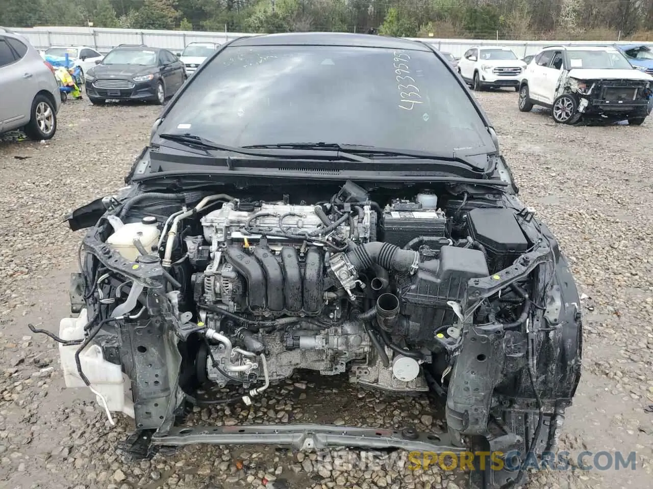 5 Photograph of a damaged car JTDEPRAE7LJ095557 TOYOTA COROLLA 2020