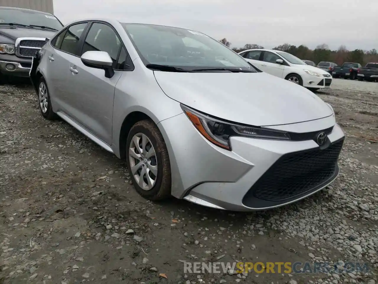 1 Photograph of a damaged car JTDEPRAE7LJ095963 TOYOTA COROLLA 2020