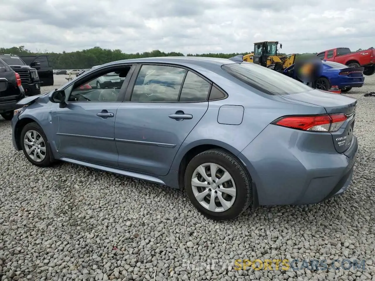 2 Photograph of a damaged car JTDEPRAE7LJ097759 TOYOTA COROLLA 2020