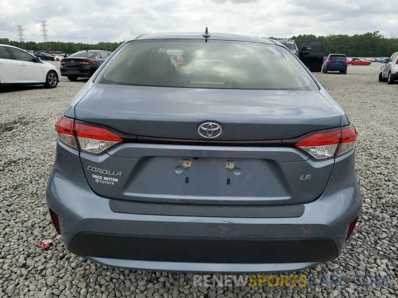 6 Photograph of a damaged car JTDEPRAE7LJ097759 TOYOTA COROLLA 2020