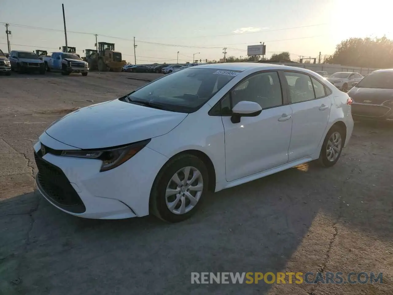 1 Photograph of a damaged car JTDEPRAE7LJ098572 TOYOTA COROLLA 2020
