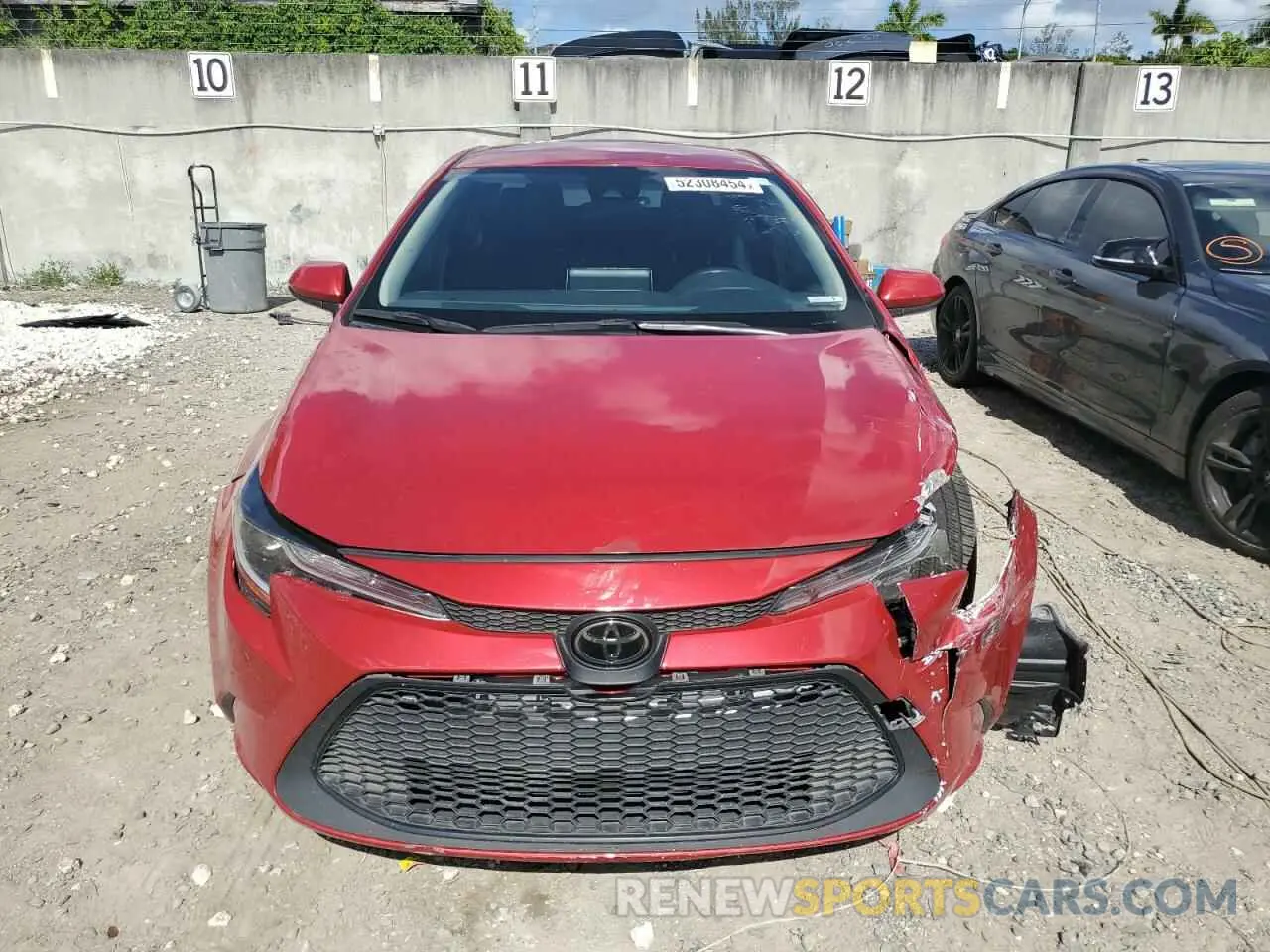 5 Photograph of a damaged car JTDEPRAE7LJ099026 TOYOTA COROLLA 2020
