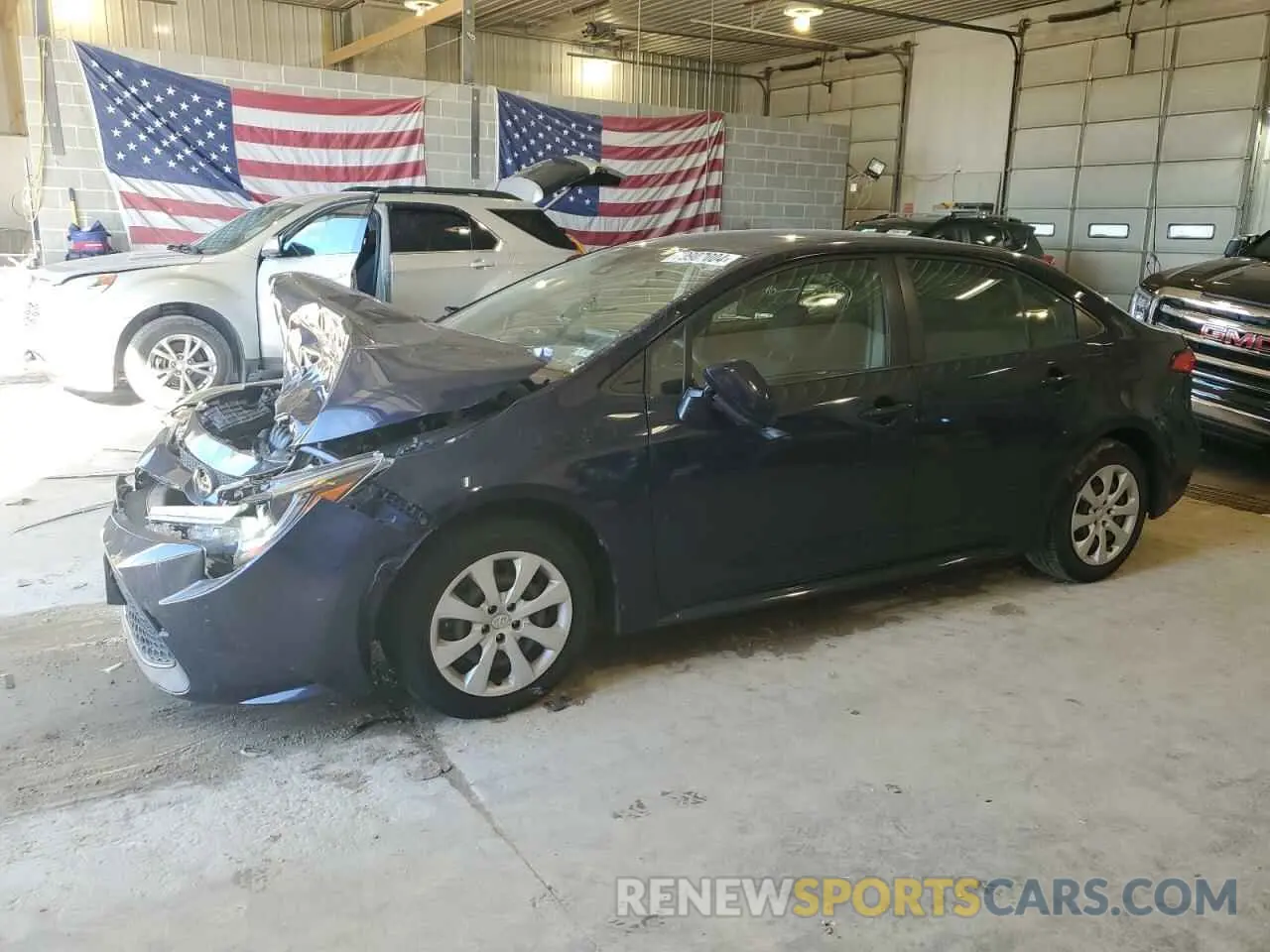 1 Photograph of a damaged car JTDEPRAE7LJ100000 TOYOTA COROLLA 2020