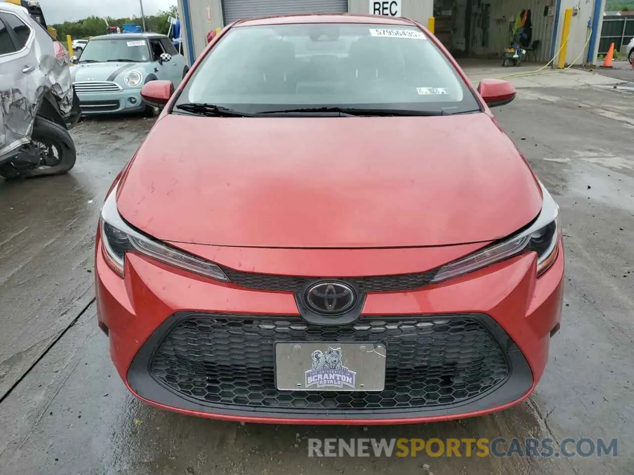 5 Photograph of a damaged car JTDEPRAE7LJ100014 TOYOTA COROLLA 2020