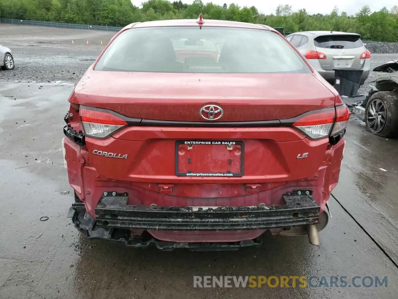 6 Photograph of a damaged car JTDEPRAE7LJ100014 TOYOTA COROLLA 2020