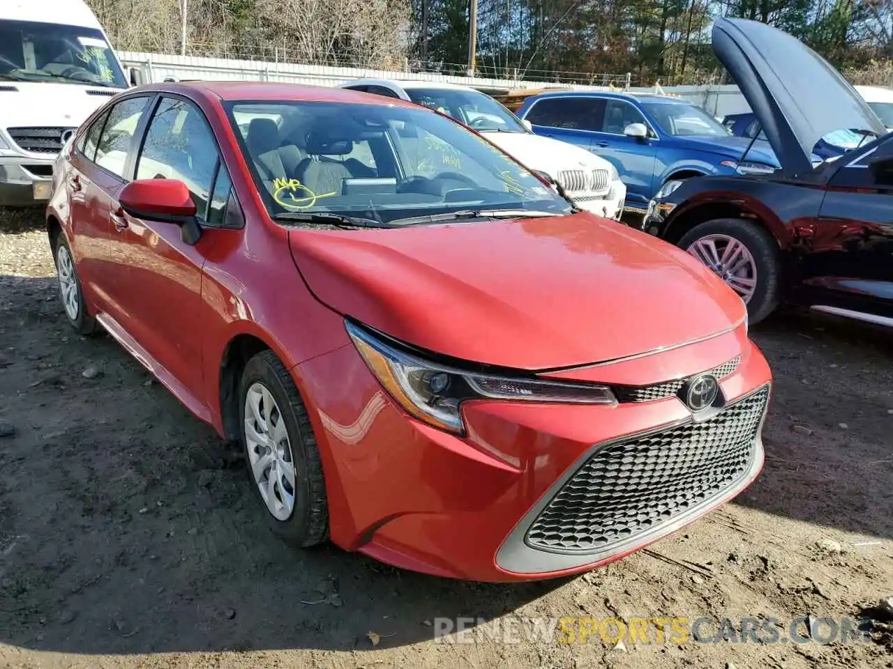 4 Photograph of a damaged car JTDEPRAE7LJ100692 TOYOTA COROLLA 2020