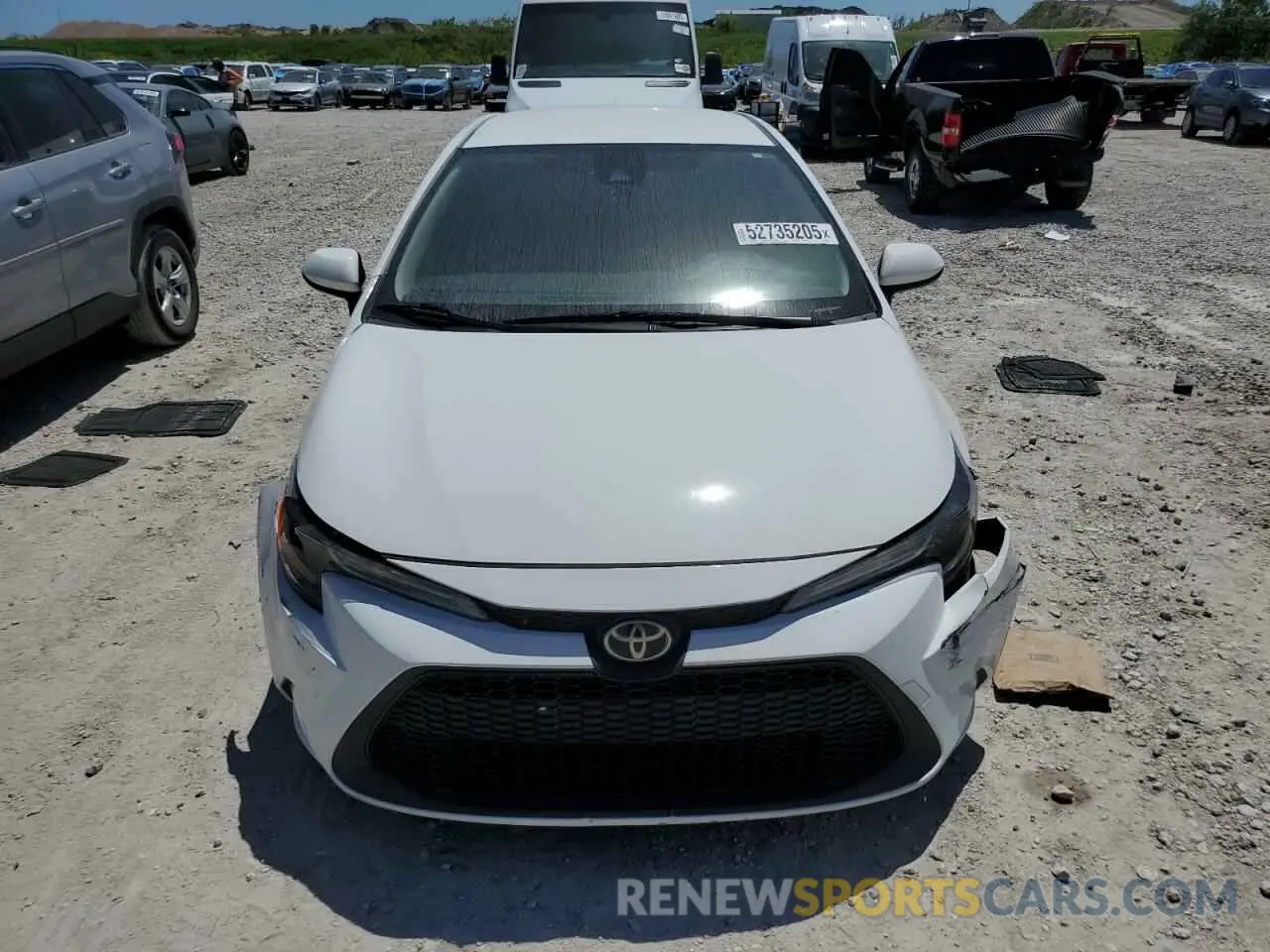 5 Photograph of a damaged car JTDEPRAE7LJ102233 TOYOTA COROLLA 2020
