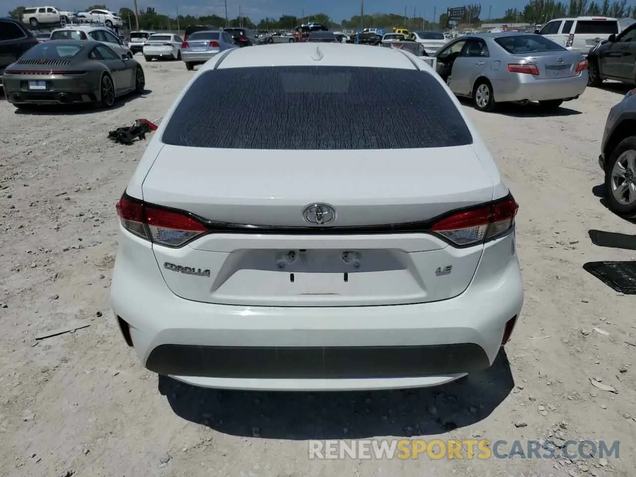 6 Photograph of a damaged car JTDEPRAE7LJ102233 TOYOTA COROLLA 2020