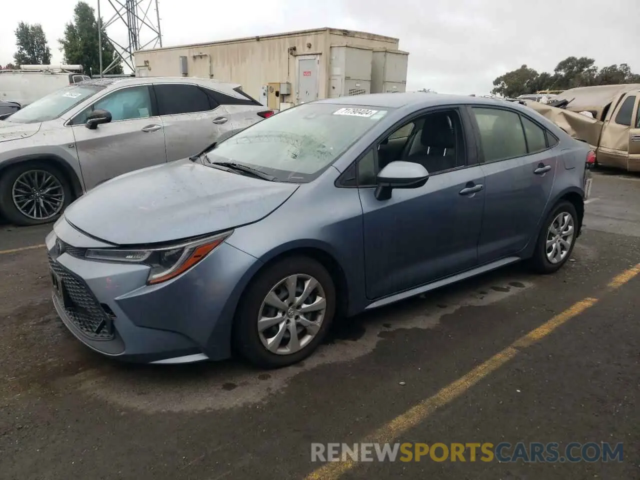 1 Photograph of a damaged car JTDEPRAE7LJ105391 TOYOTA COROLLA 2020