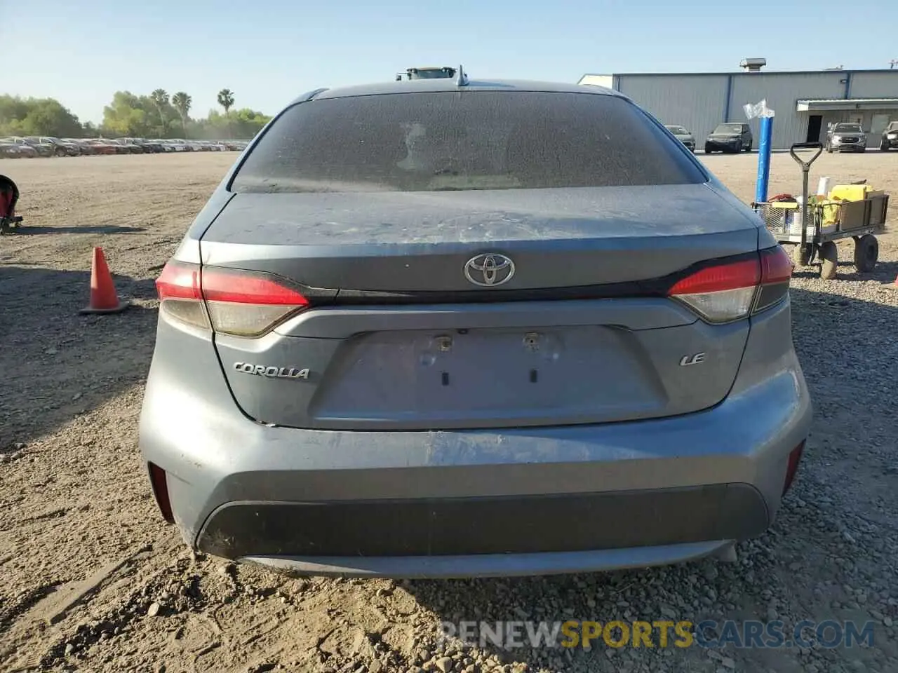 6 Photograph of a damaged car JTDEPRAE7LJ106038 TOYOTA COROLLA 2020