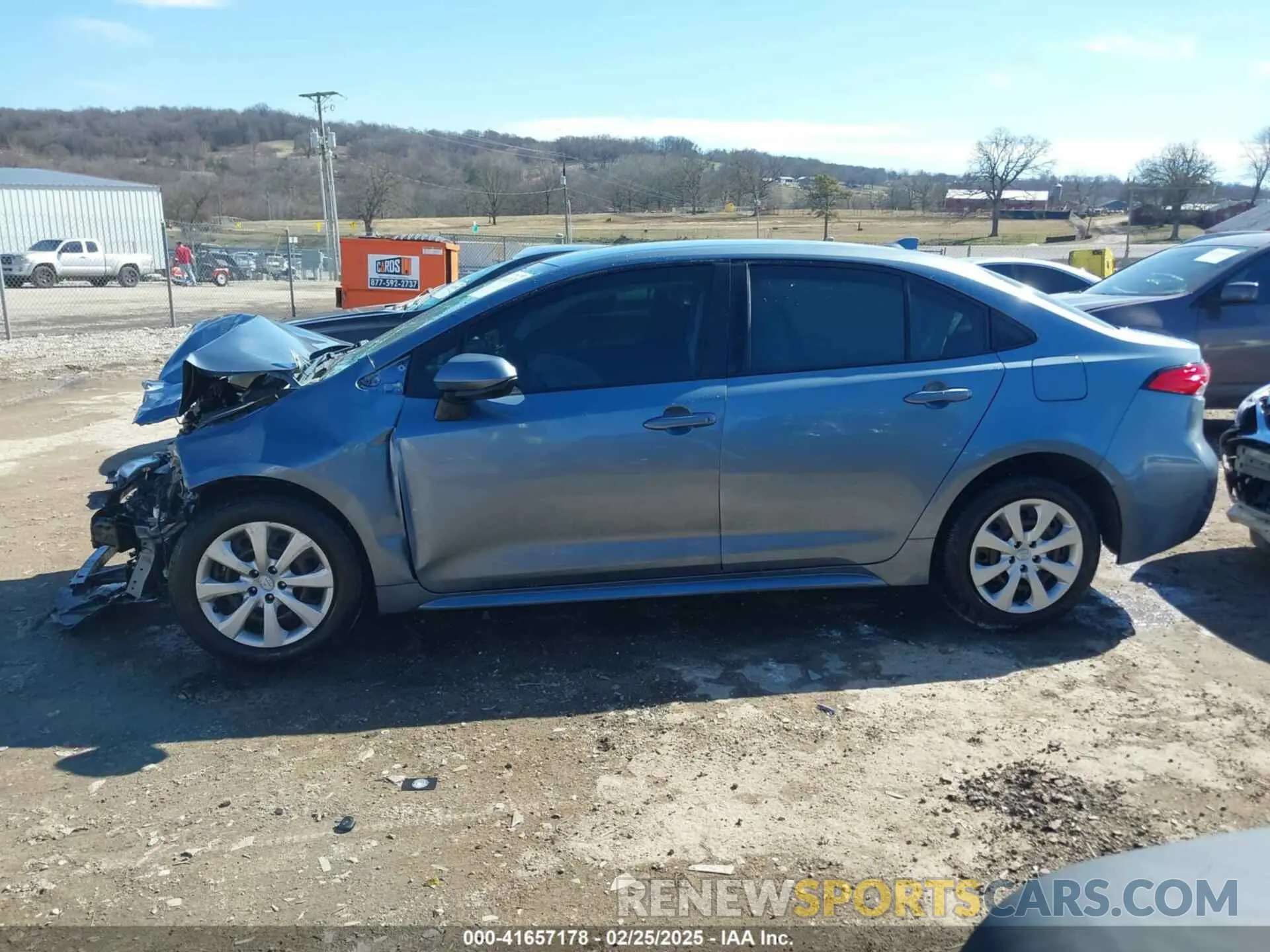 14 Photograph of a damaged car JTDEPRAE7LJ106069 TOYOTA COROLLA 2020