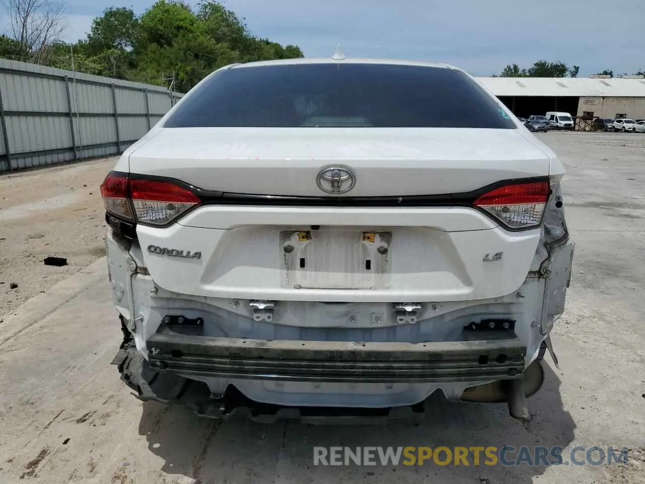 6 Photograph of a damaged car JTDEPRAE7LJ108856 TOYOTA COROLLA 2020