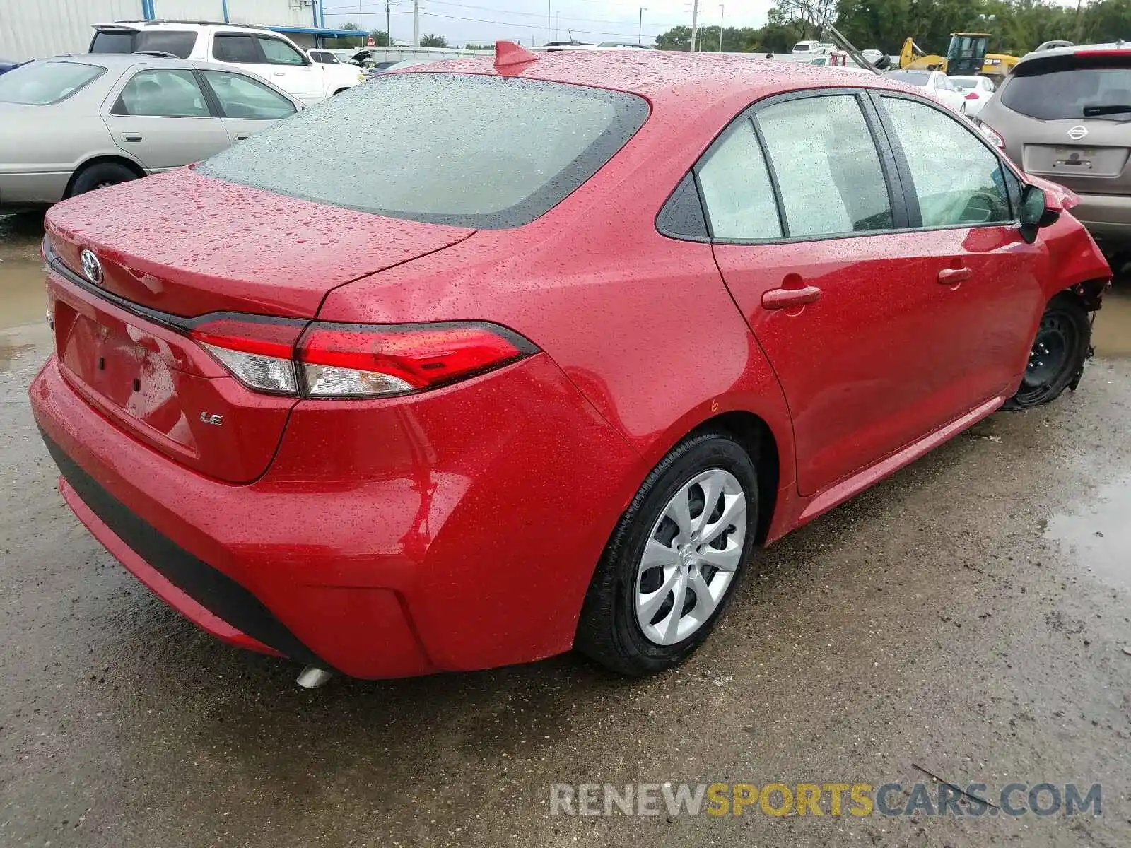 4 Photograph of a damaged car JTDEPRAE7LJ109702 TOYOTA COROLLA 2020