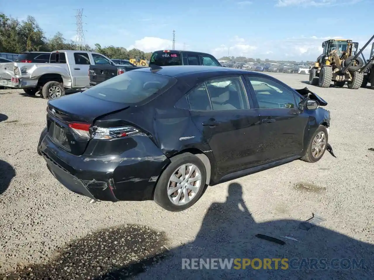 3 Photograph of a damaged car JTDEPRAE7LJ110283 TOYOTA COROLLA 2020