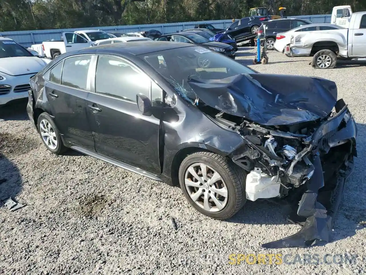 4 Photograph of a damaged car JTDEPRAE7LJ110283 TOYOTA COROLLA 2020