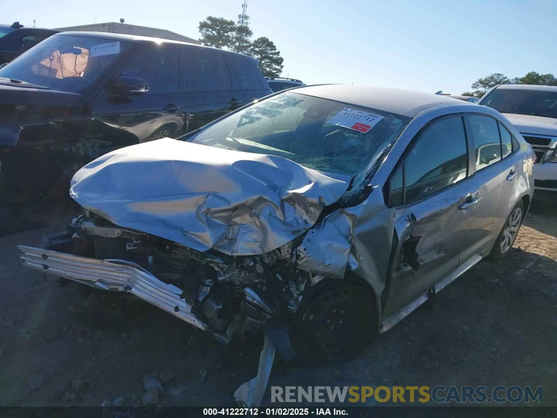 6 Photograph of a damaged car JTDEPRAE7LJ113796 TOYOTA COROLLA 2020
