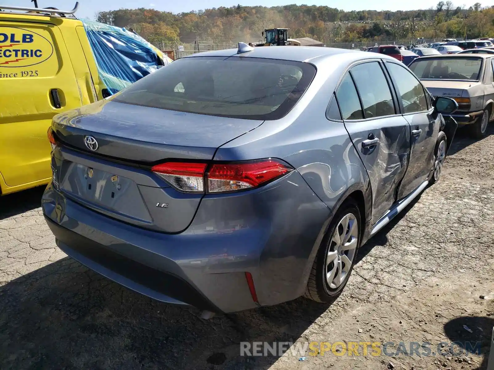 4 Photograph of a damaged car JTDEPRAE8LJ000147 TOYOTA COROLLA 2020