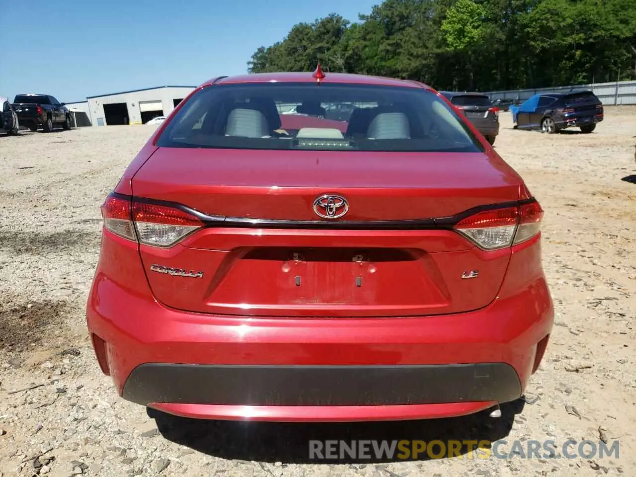 6 Photograph of a damaged car JTDEPRAE8LJ001881 TOYOTA COROLLA 2020