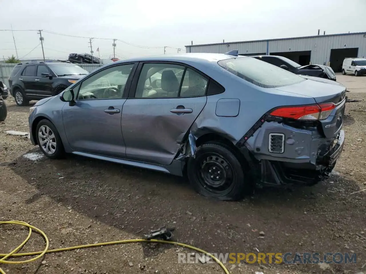 2 Photograph of a damaged car JTDEPRAE8LJ002240 TOYOTA COROLLA 2020